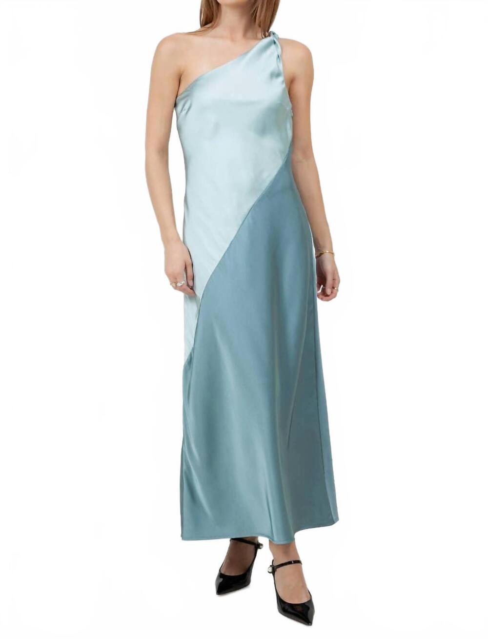 NEW WHITEROOM+CACTUS mix maxi dress in sage/jade